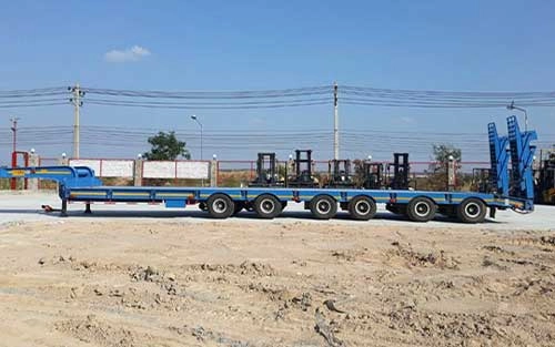 Lowbed Trailer Usage in The industry